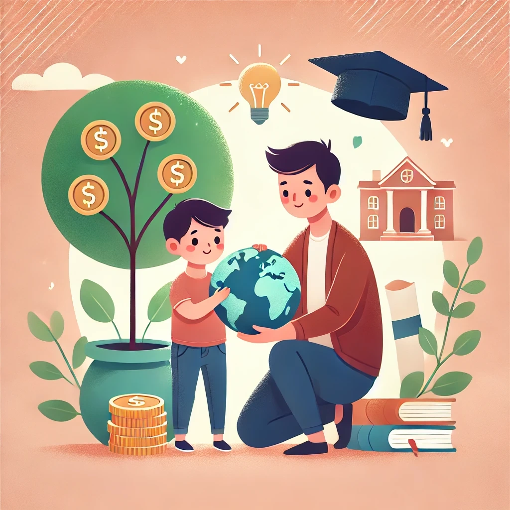 Parents planning a secure financial future for their child’s
education.